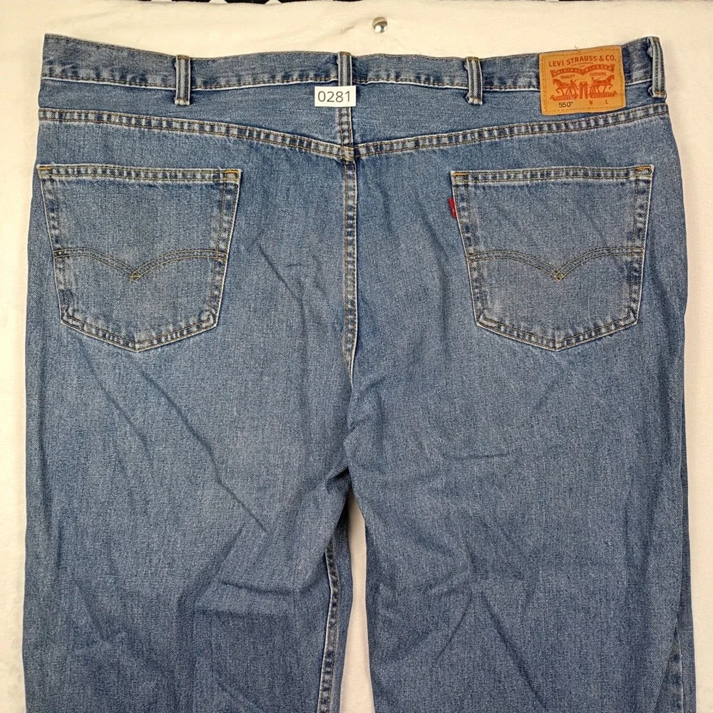 Levi's 550 Jeans Mens 50 Blue Relaxed Fit Denim 90s Vintage Work Wear Gorpcore
